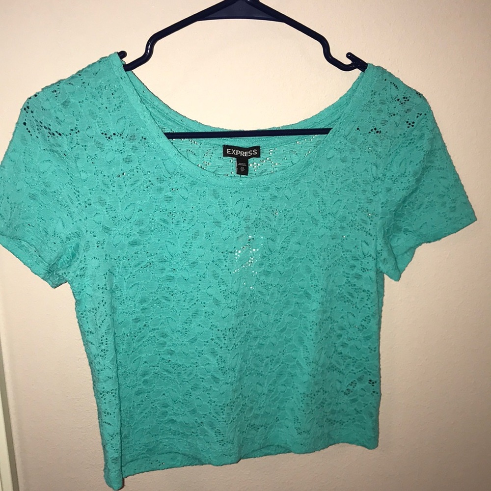 lace crop top